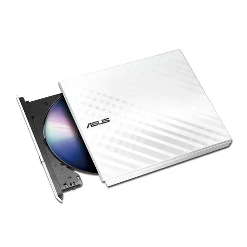ASUS DVD Writer SDRW-08D2S-U LITE/WHITE, External Slim DVD-RW, white, USB