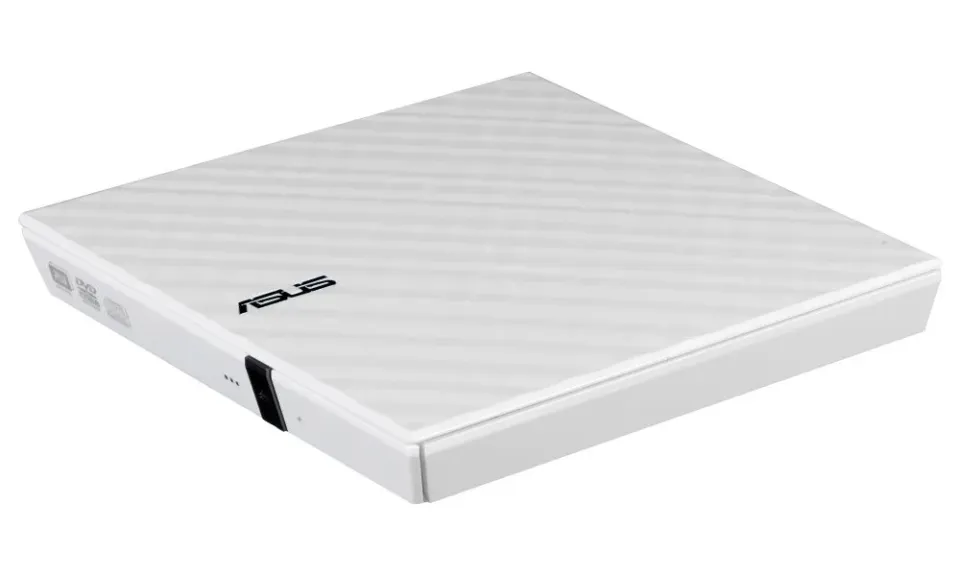 ASUS DVD Writer SDRW-08D2S-U LITE/WHITE, External Slim DVD-RW, white, USB