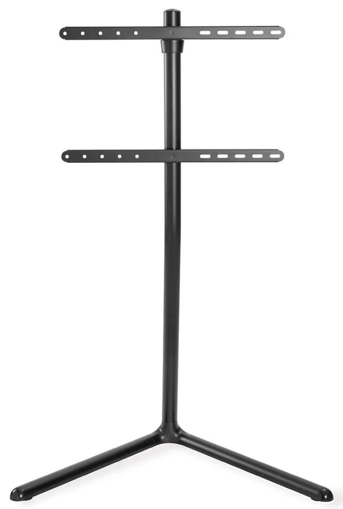 NEDIS podlahový TV stojan/ 49 - 70 "/ 40 kg/ Provedení V-vorm/ Protiskluzový popruh/ Snap-lock/ Hliník/ Ocel/...