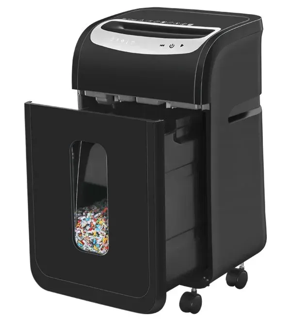 AT skartovač AT-16MC/ řez 2x14 mm/ pracovní síře 225 m/ kapacita 16 listů/ objem koše 30 l/ stupeň utajení P5