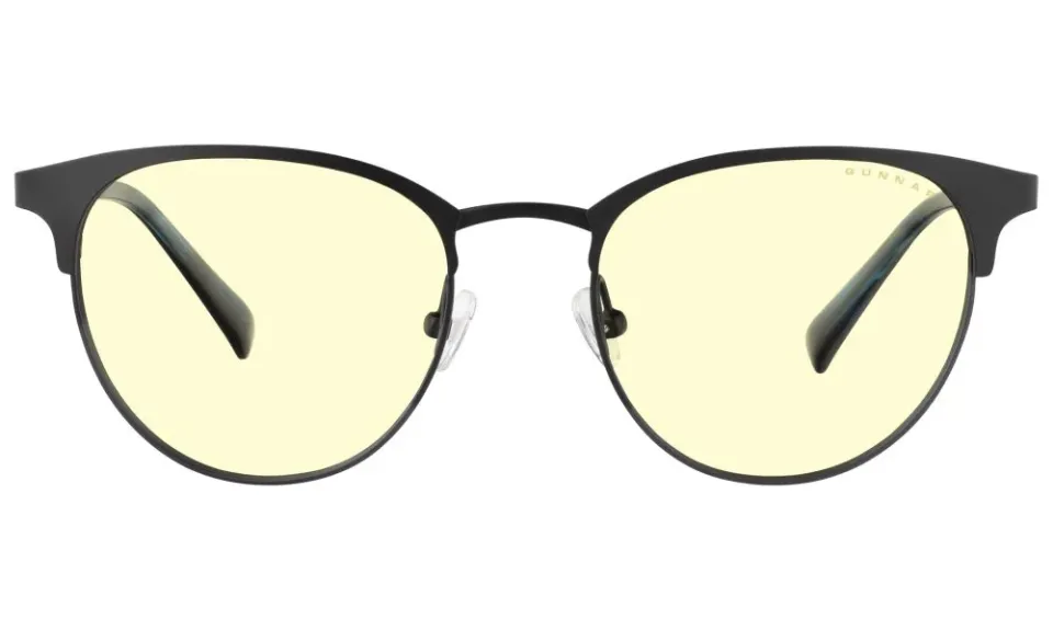 GUNNAR kancelářske/herní brýle APEX ONYX/NAVY * jantárová skla * BLF 65 * GUNNAR focus