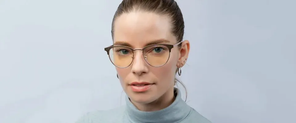 GUNNAR kancelářske/herní brýle APEX ONYX/NAVY * jantárová skla * BLF 65 * GUNNAR focus