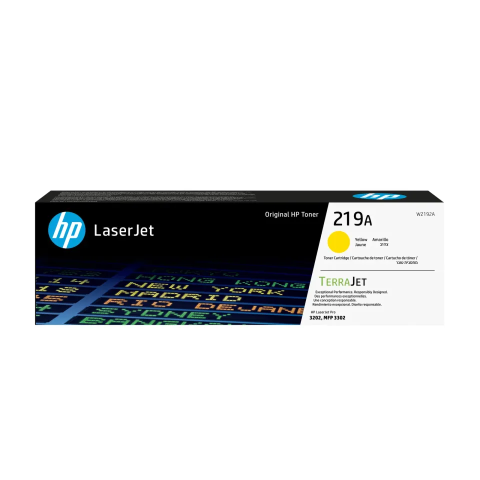 HP W2192A originální toner žlutý č.219A cca 1200 str. (yellow, pro HP 3202, MFP 3302)