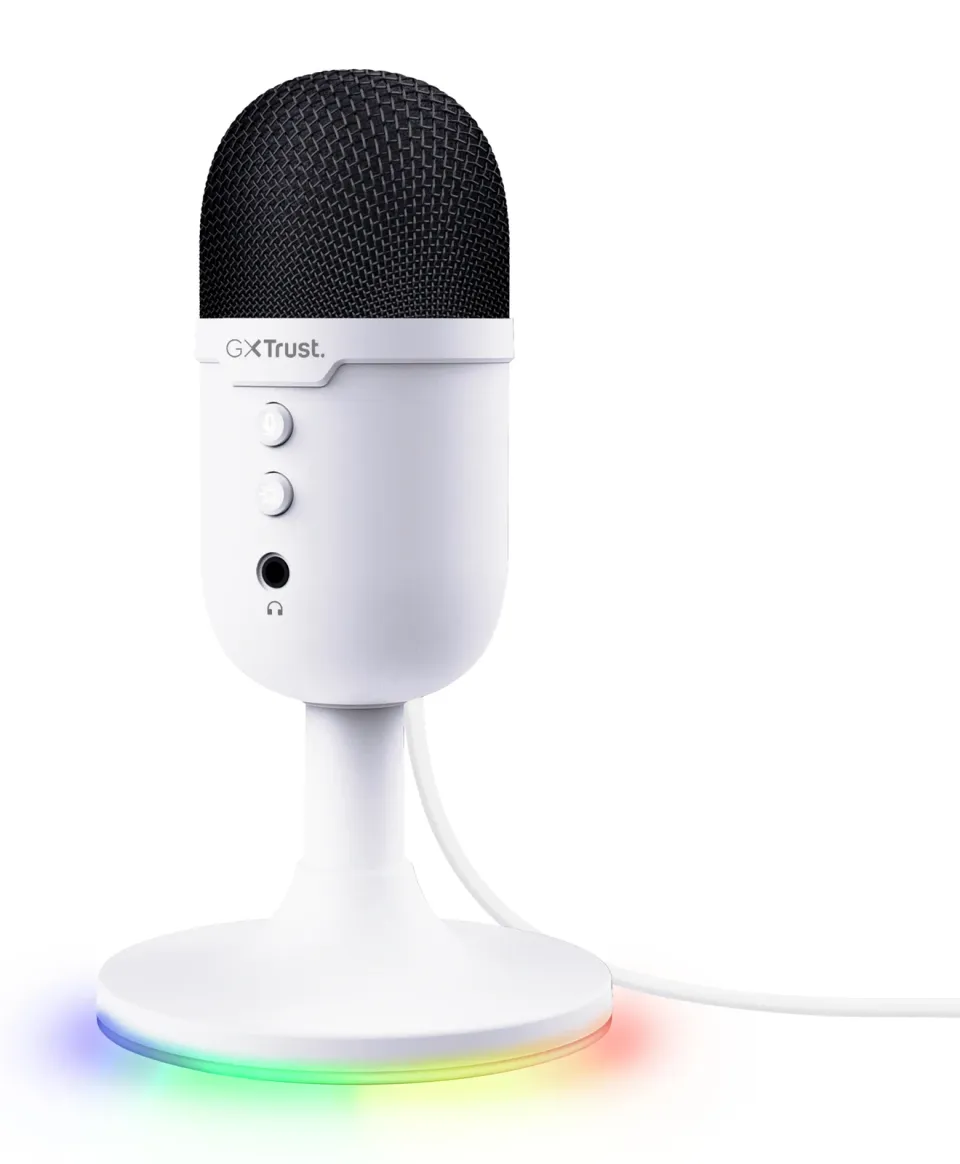 TRUST mikrofon GXT234W YUNIX USB MICROPHONE WHITE