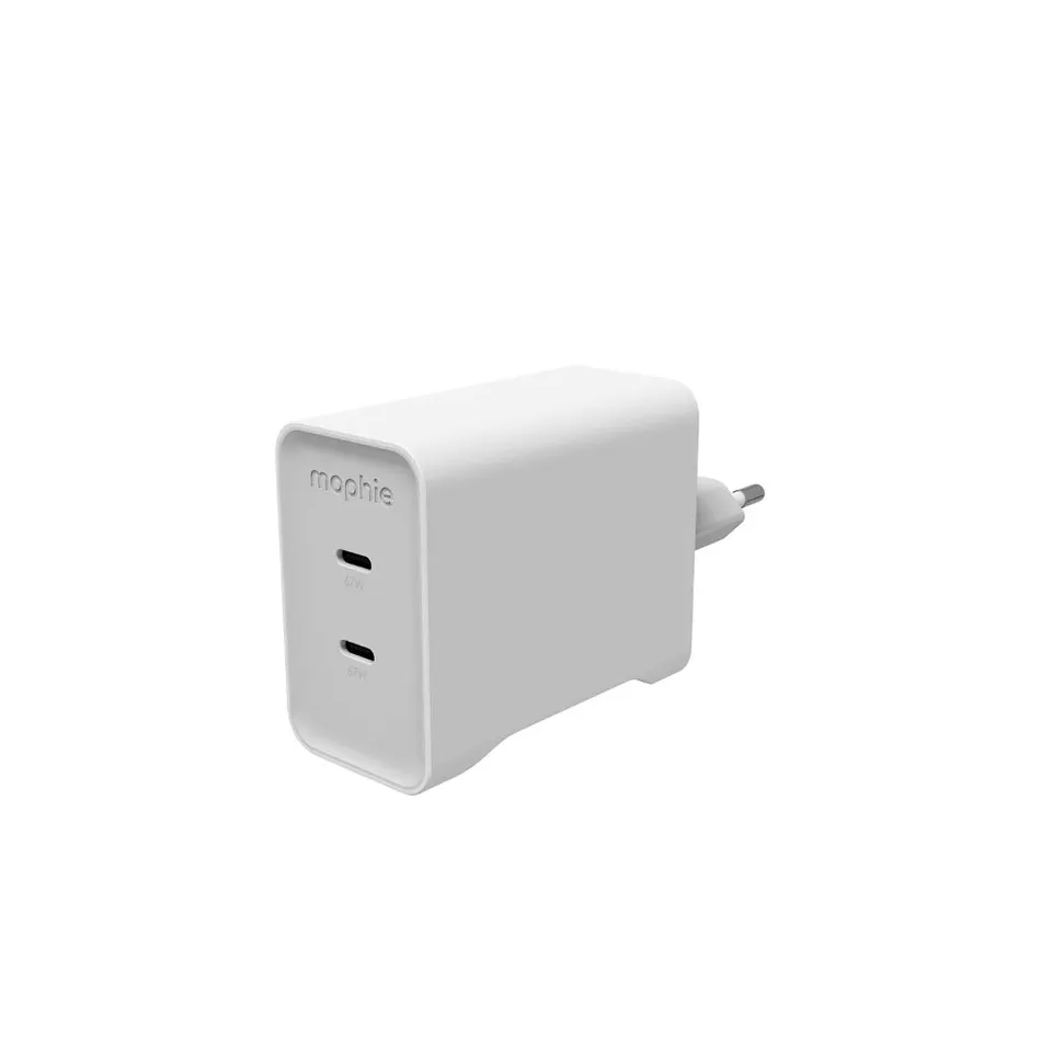 GaN USB-C Dual 67W White