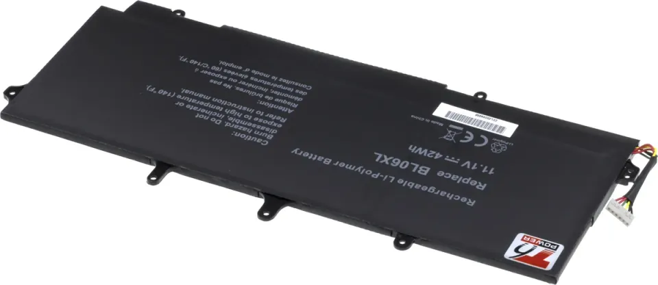 Baterie T6 Power pro HP EliteBook Folio 1040 G1, 1040 G2, 3800mAh, 42Wh, 6cell, Li-pol