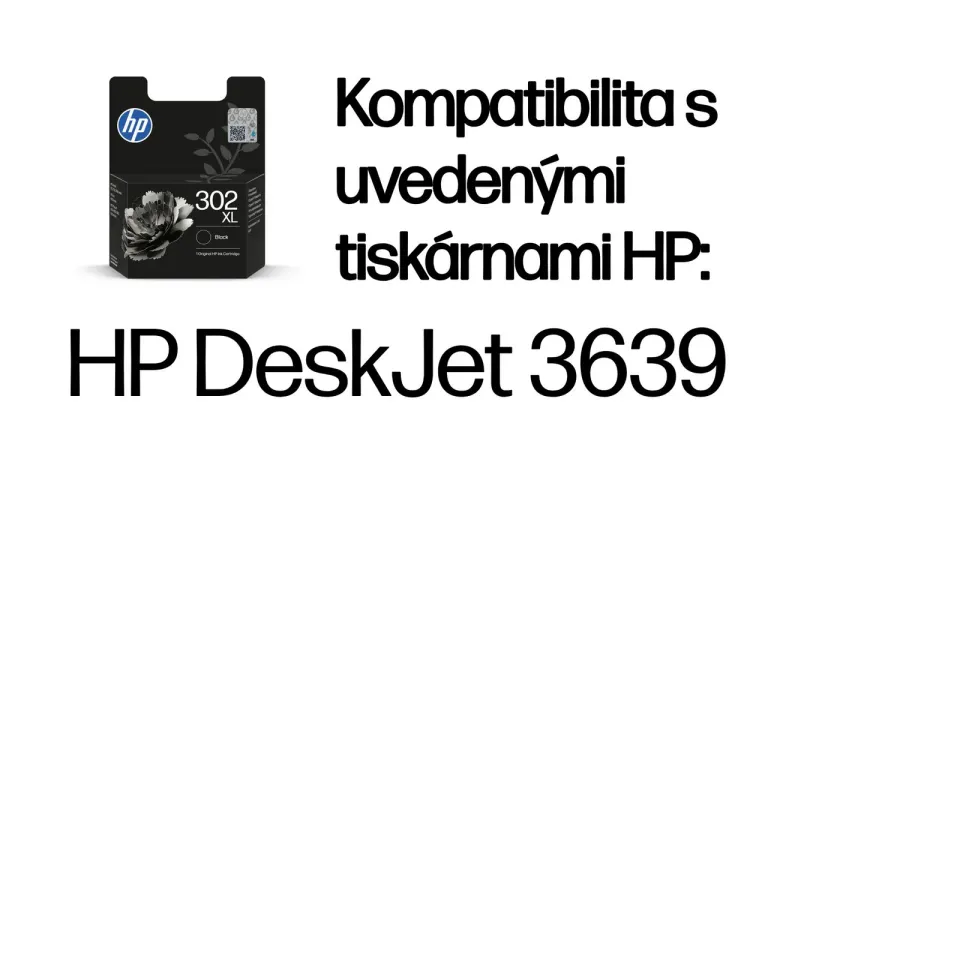 HP F6U68AE originální náplň černá č.302XL velká cca 430 stran (HP DeskJet 2130, 3639)