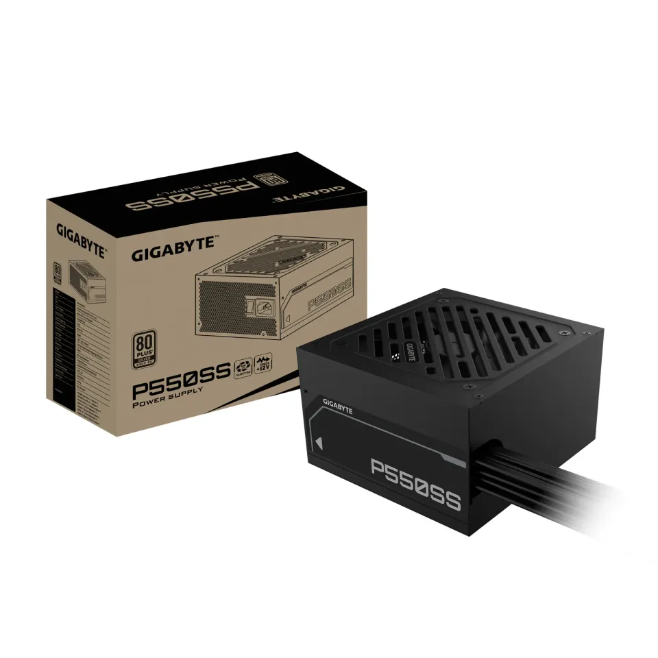 GIGABYTE zdroj P650SS, 650W, 80+ Silver, 120mm, ATX 3.0, černá