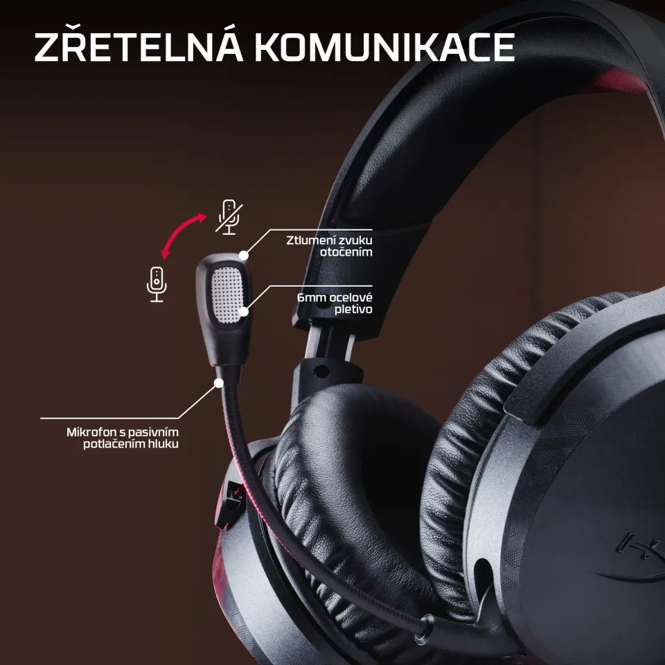 Cloud Stinger 3 – Wired Gaming Headset White