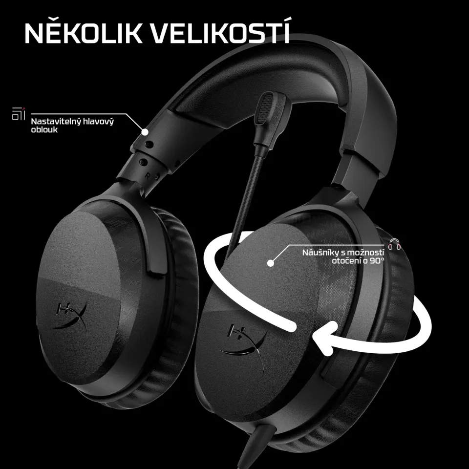 Cloud Stinger 3 – Wired Gaming Headset White