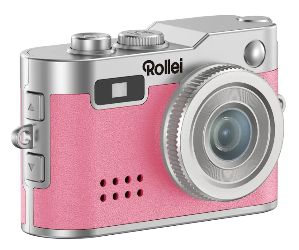 Rollei Mini Digitalkamera/ 2 MPix/ 0,96" LCD/ 1080p video/ Růžová