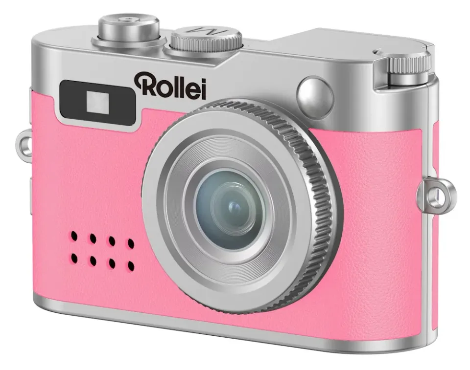 Rollei Mini Digitalkamera/ 2 MPix/ 0,96" LCD/ 1080p video/ Růžová