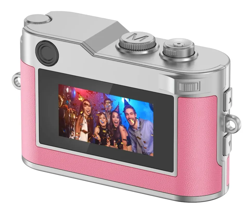 Rollei Mini Digitalkamera/ 2 MPix/ 0,96" LCD/ 1080p video/ Růžová