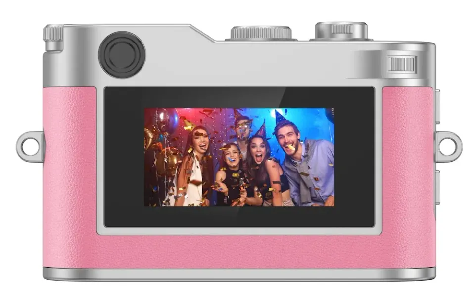 Rollei Mini Digitalkamera/ 2 MPix/ 0,96" LCD/ 1080p video/ Růžová