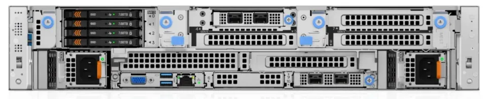 Dell server PowerEdge R570 6517P/32GB/2x960 SSD/16x2,5"/H965i/3NBD Basic/2x 1100W