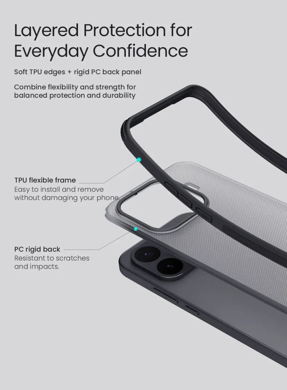 Nillkin Super Frosted PRO Zadní Kryt pro Xiaomi 17T Black