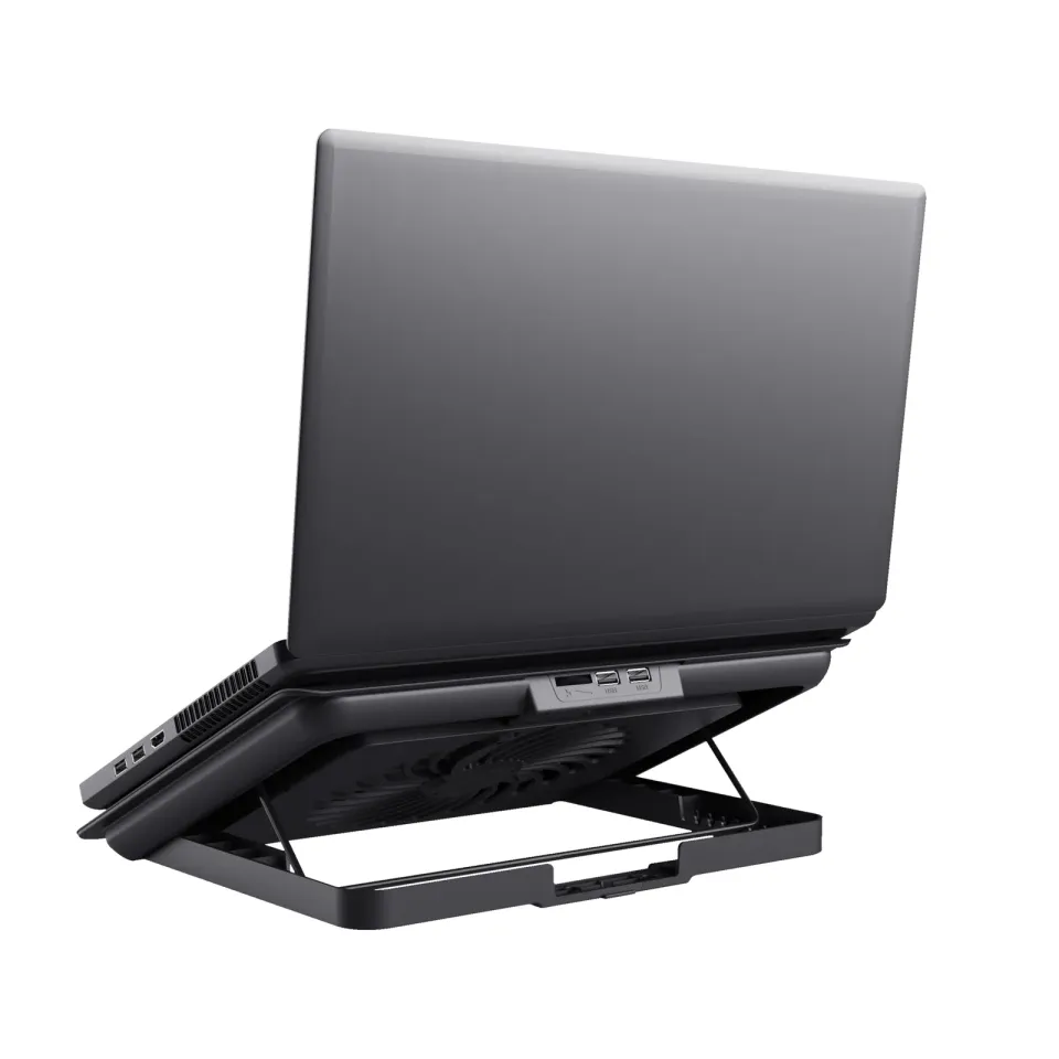 TRUST stojan na notebook Exto Laptop Cooling Stand Eco, šedá