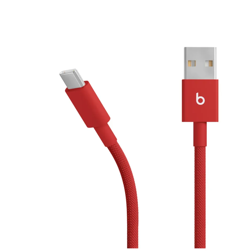 Beats USB-A / USB-C Woven Cable (1.5m)- Rapid Red