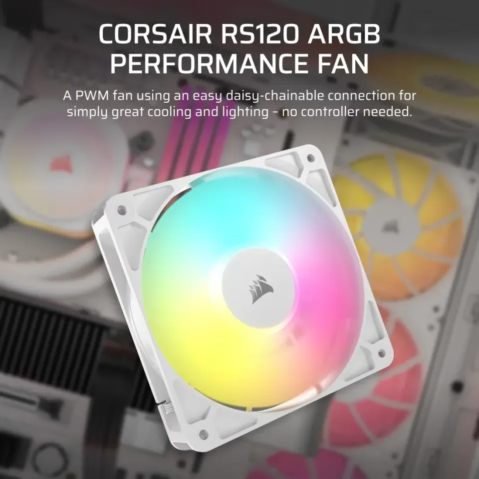 CORSAIR ventilátor RS120 ARGB, 120mm, W