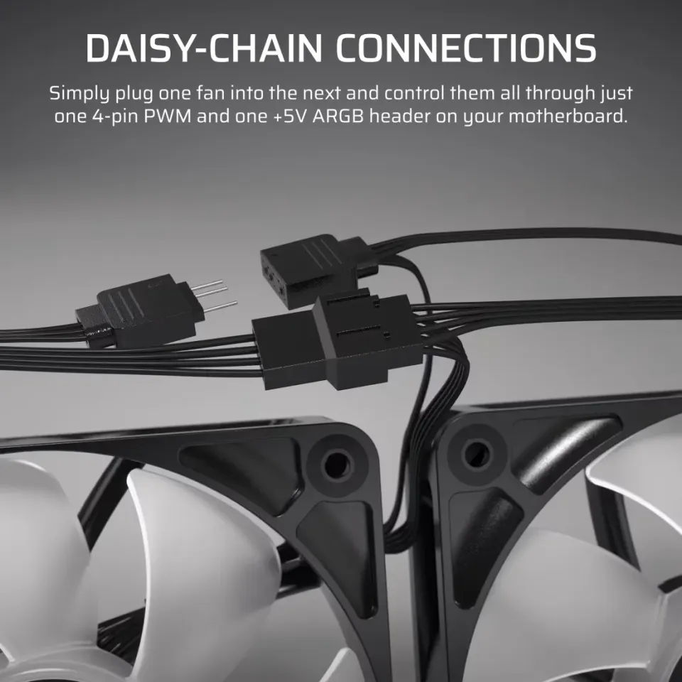 CORSAIR ventilátor RS120 ARGB, 120mm, W