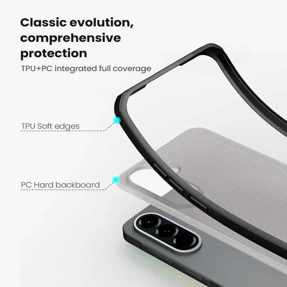 Nillkin Super Frosted PRO Zadní Kryt pro Samsung Galaxy A57 Transparent Black