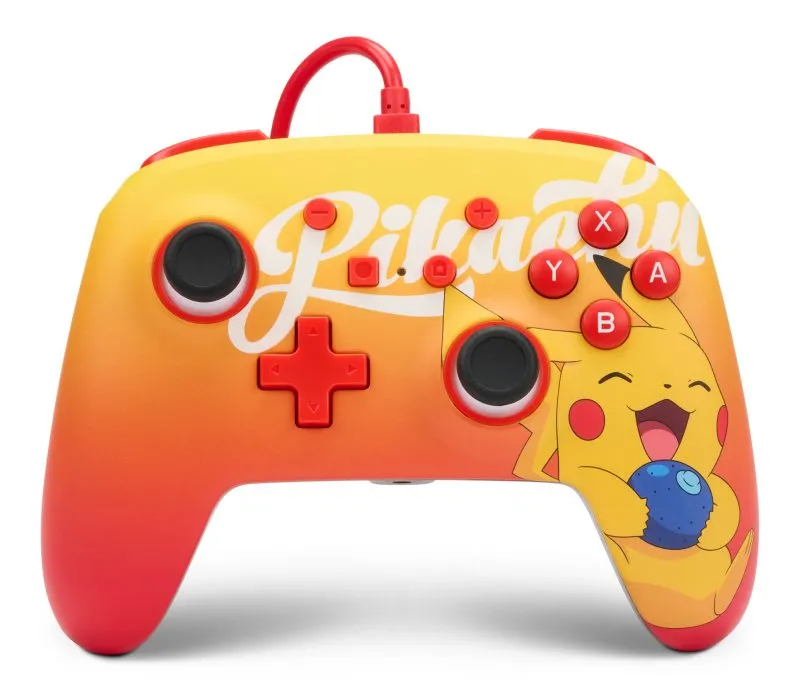 PowerA Enhanced Wired Controller for Nintendo Switch - Oran Berry Pikachu