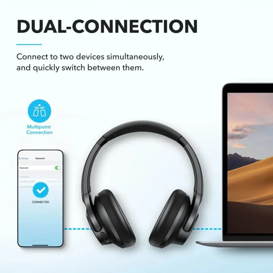 Anker Sluchátka Bluetooth Soundcore Q20i černá