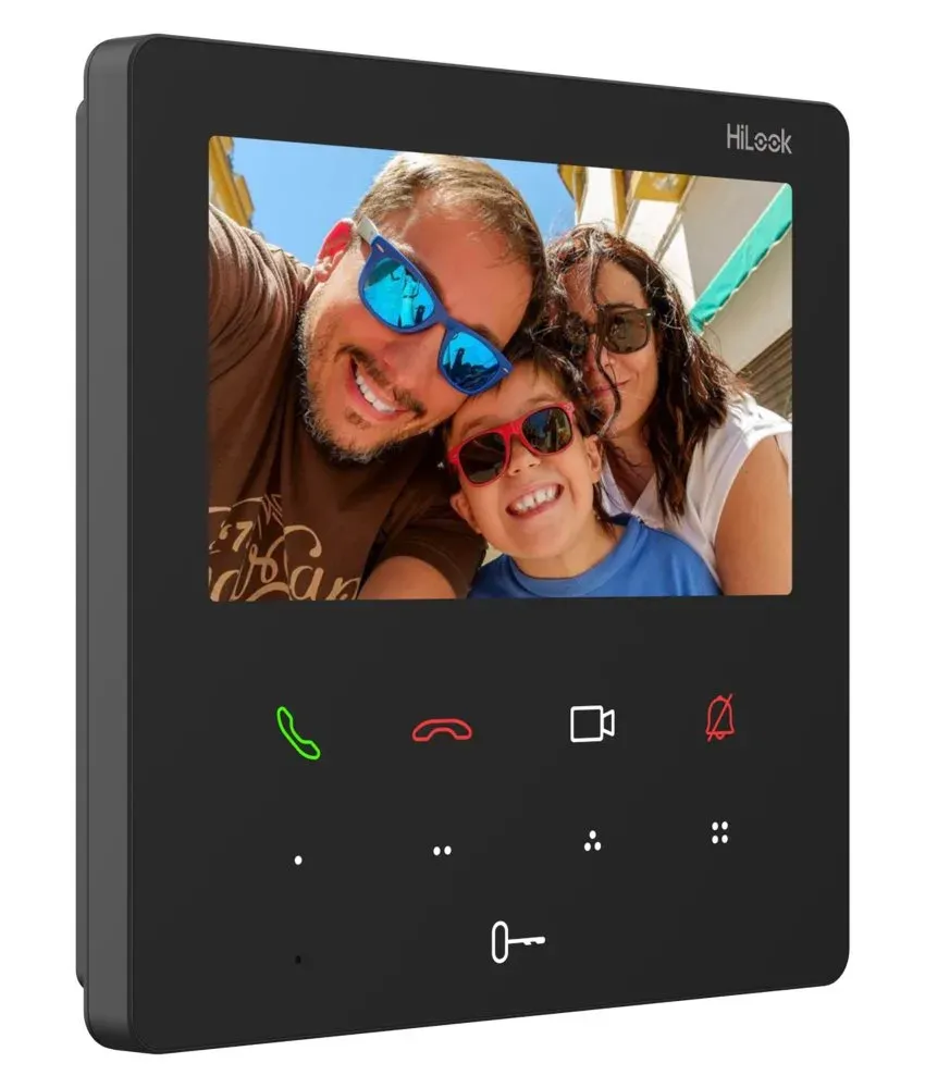 HiLook Powered by HIKVISION/ Chytrý domácí interkom VI-K46P/ Wi-Fi/ 1080p/ 4,3" 480x272/ Ochranný štít/ IP65