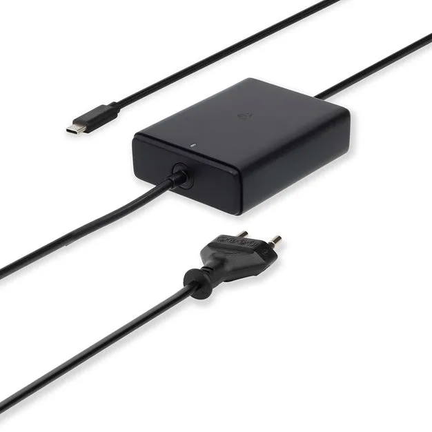 Nedis NBAU45110BK - Adaptér k notebooku| GaN | 45 W | 5 / 9 / 12 / 15 / 20 V DC
