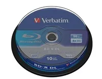 VERBATIM BD-R(10-pack)/DualLayer/spindle/6X/50GB