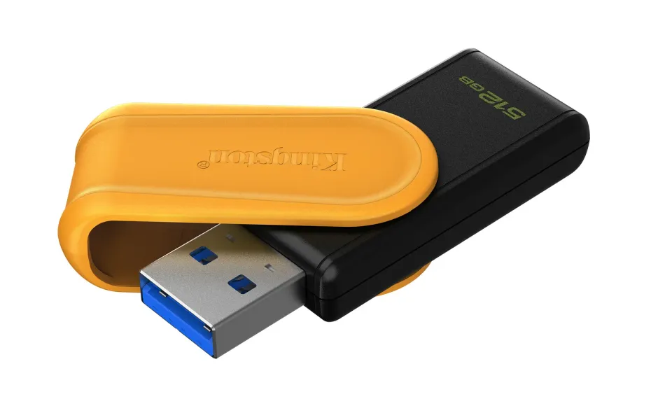 KINGSTON 512GB Portable USB 3.2 Gen 1 DataTraveler Exodia S (Black/Yellow)