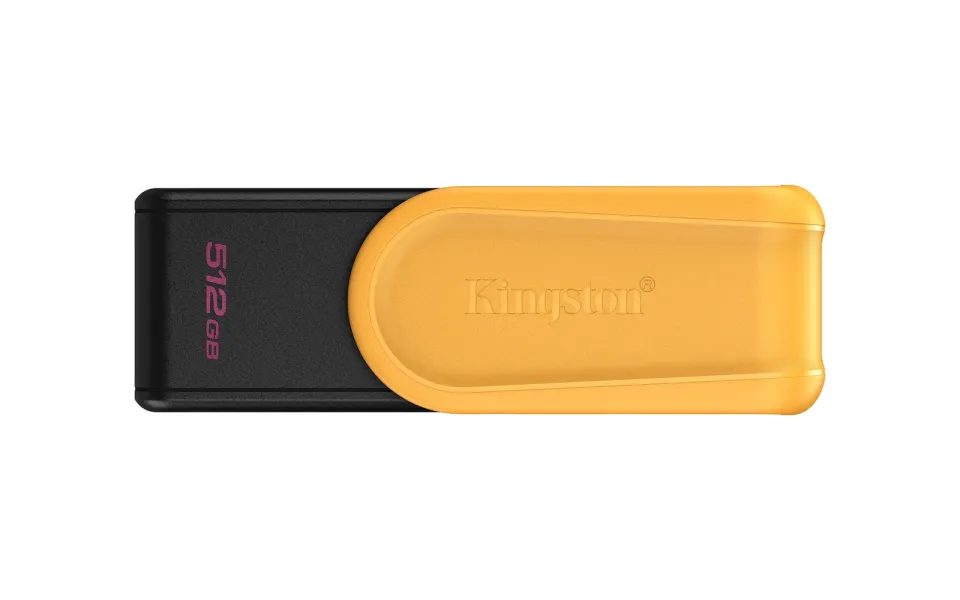 KINGSTON 512GB Portable USB 3.2 Gen 1 DataTraveler Exodia S (Black/Yellow)