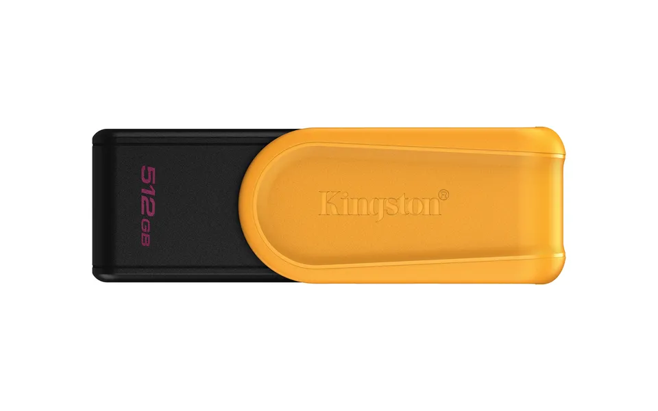 KINGSTON 512GB Portable USB 3.2 Gen 1 DataTraveler Exodia S (Black/Yellow)