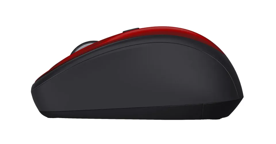 TRUST myš Yvi+ Wireless Mouse Eco Red, červená