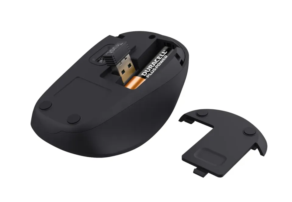 TRUST myš Yvi+ Wireless Mouse Eco Red, červená
