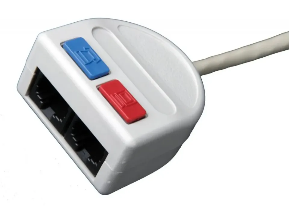 Rozdvojka počítač (10BaseT)/telefon 2 x RJ45