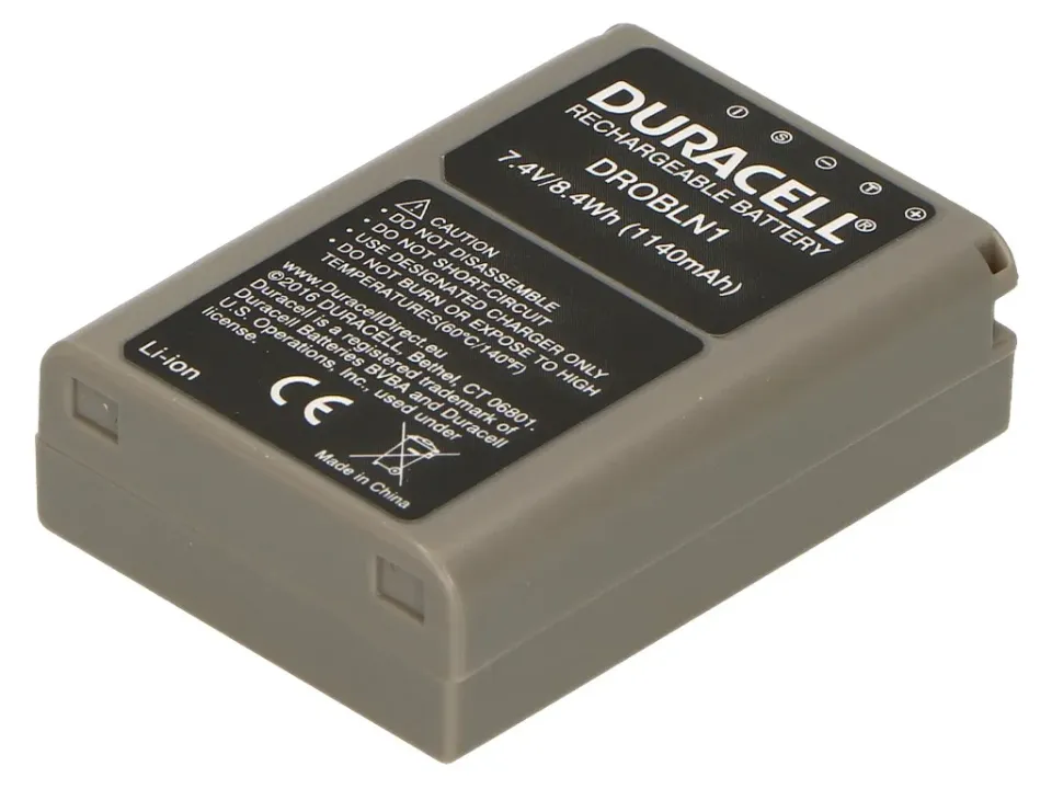 DURACELL Baterie - pro digitální fotoaparát nahrazuzuje Olympus BLN-1, 7,4 V, 11
