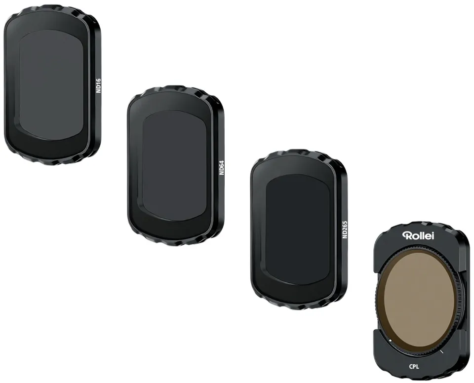 Rollei DJI Osmo Pocket 3/4 CPL, ND16, ND64, ND256 Filter-Set
