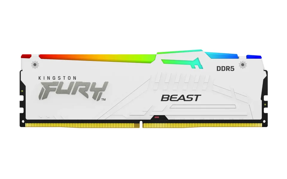 KINGSTON 32GB 6000MT/s DDR5 CL30 DIMM FURY Beast White RGB EXPO