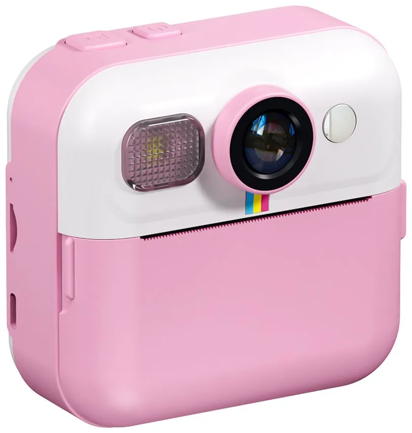 COLORWAY dětský fotoaparát a kamera s tiskárnou CW-PHP01P/ 2,4" IPS/ 1500mAh/ USB-C/ Android/ iOS/ růžová