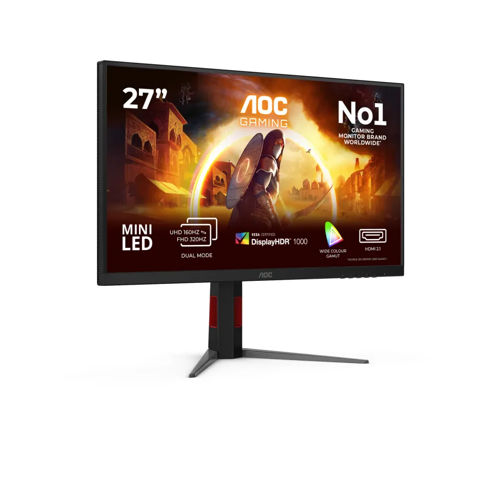 AOC Gaming/U27G4XM/27"/IPS/4K UHD/160Hz/1ms/Černá/3R