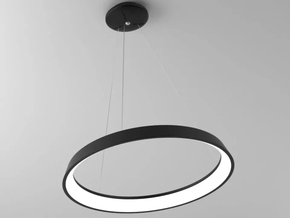 IMMAX NEO LIMITADO SMART závěsné svítidlo 60cm 39W černé, TUYA