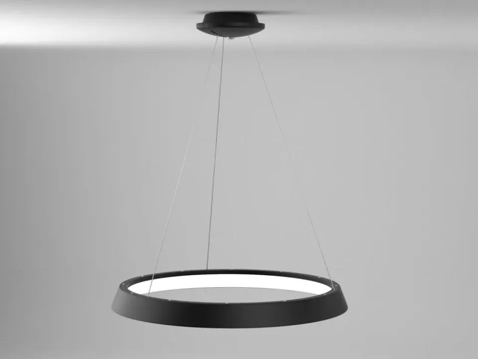 IMMAX NEO LIMITADO SMART závěsné svítidlo 60cm 39W černé, TUYA