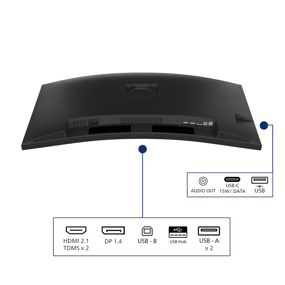 Philips LCD 34B2N3500C 34" zakřivený VA/3440x1440@120Hz/4ms/350cd/2xHDMI/DP/USB/