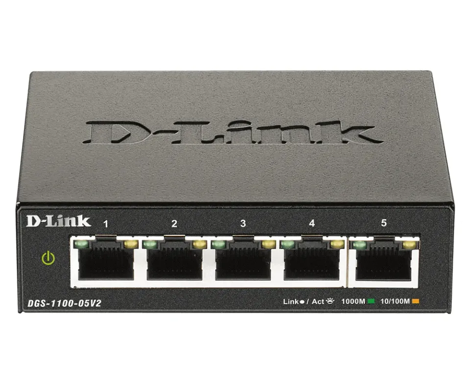 D-Link DGS-1100-05V2 Easy Smart Switch 10/100/1000