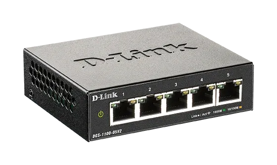 D-Link DGS-1100-05V2 Easy Smart Switch 10/100/1000
