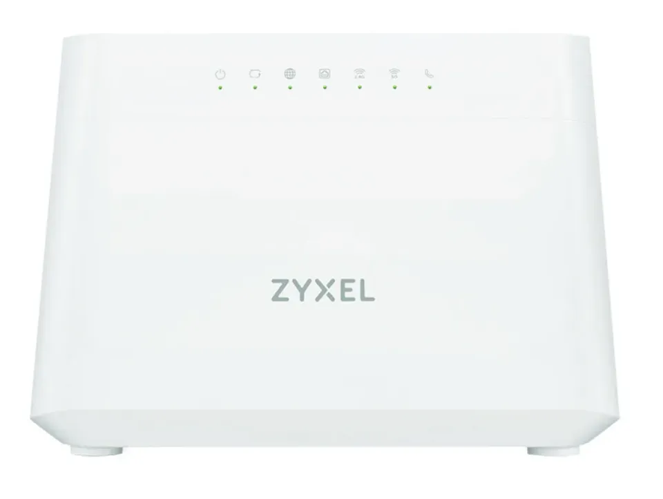 Zyxel DX3301-T0 Wireless AX1800 VDSL2 Modem Router, 4x gigabit LAN, 1x gigabit WAN, 1x USB, 2x FXS