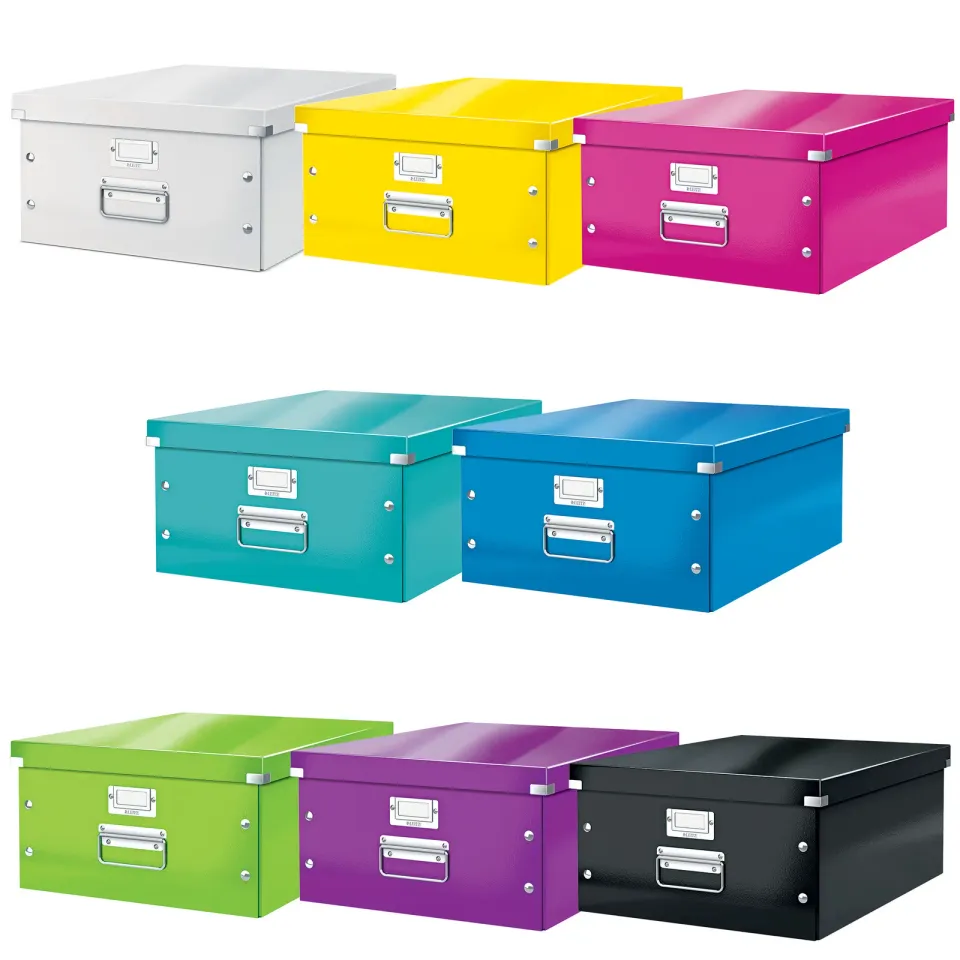 LEITZ Univerzální krabice Click&Store, velikost L (A3), zelená