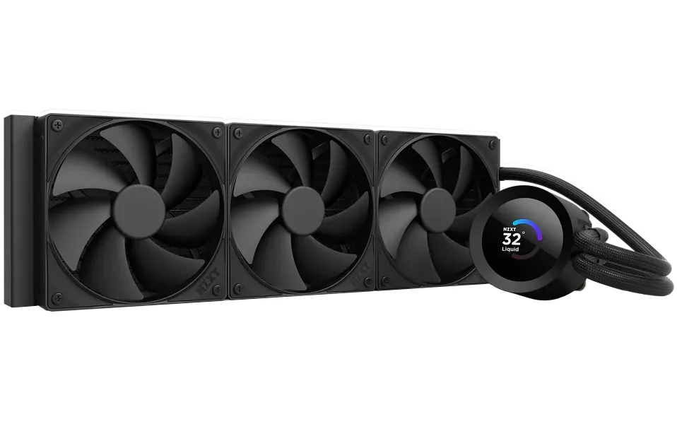 NZXT vodní chladič Kraken 360 / 3x120mm fan / 4-pin PWM / LCD disp. / 6 let (RL-KN360-B2)