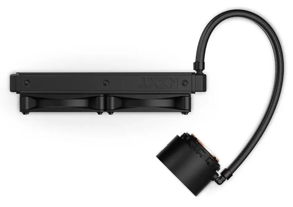NZXT vodní chladič Kraken 240 ELITE / 2x120mm fan / 4-pin PWM / LCD disp. / 6 let